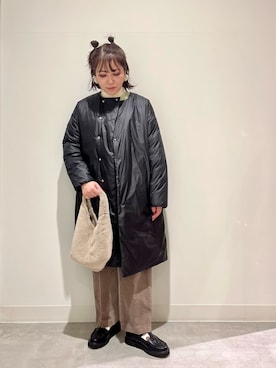 「30代ファッション」｜「アイテム（スウェット）」を使った、asamiさん（レディース・164cm）の秋コーディネート