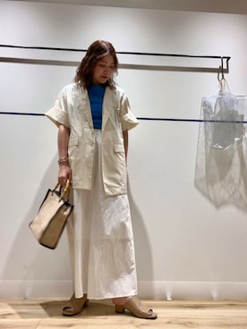 「アイテム（その他アウター）」を使った、asamiさん（レディース・164cm）の夏コーディネート