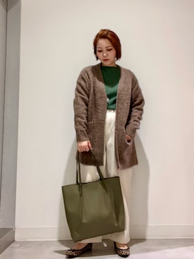 「重ね着ベストシーズン」｜「アイテム（バレエシューズ）」を使った、asamiさん（レディース・164cm）の秋コーディネート