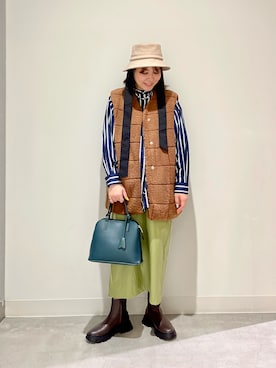 「リボンハット」｜asamiさん（レディース・164cm）の秋コーディネート