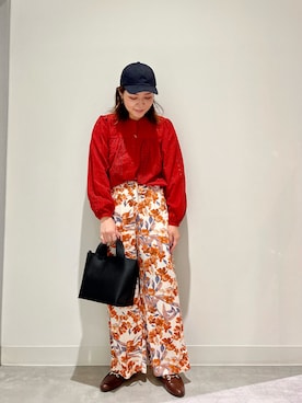 「SonnyLabel」｜「アイテム（ローファー）」を使った、asamiさん（レディース・164cm）の秋コーディネート