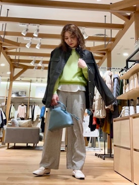 「ur」｜「アイテム（ローファー）」を使った、asamiさん（レディース・164cm）の春コーディネート