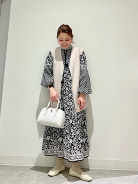 「SENSE OF PLACE by URBAN RESEAR」｜「アイテム（ワンピース/ドレス）」を使った、asamiさん（レディース・164cm）の冬コーディネート