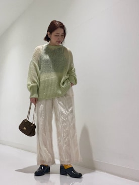 「RODE SKO」｜「アイテム（パンツ）」を使った、asamiさん（レディース・164cm）の秋コーディネート