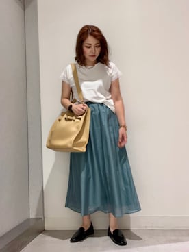 「RODE SKO」｜「アイテム（ローファー）」を使った、asamiさん（レディース・164cm）の夏コーディネート