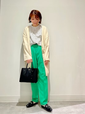 「RODE SKO」｜「アイテム（ローファー）」を使った、asamiさん（レディース・164cm）の春コーディネート