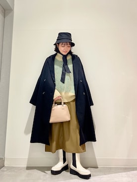 「URBANRESEARCH」｜「アイテム（ブーツ）」を使った、asamiさん（レディース・164cm）の秋コーディネート