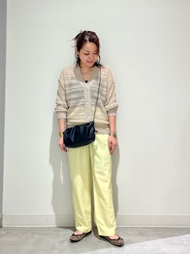 「RODE SKO」｜「アイテム（キャミソール）」を使った、asamiさん（レディース・164cm）の夏コーディネート
