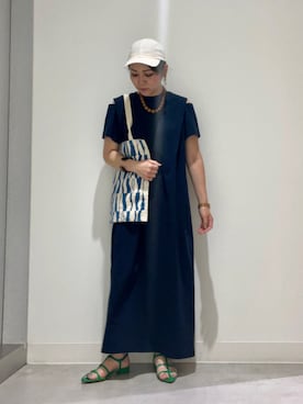 「RODE SKO」｜「アイテム（キャップ）」を使った、asamiさん（レディース・164cm）の夏コーディネート