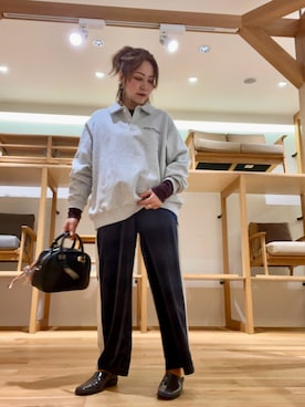 「アイテム（その他シューズ）」を使った、asamiさん（レディース・164cm）の秋コーディネート