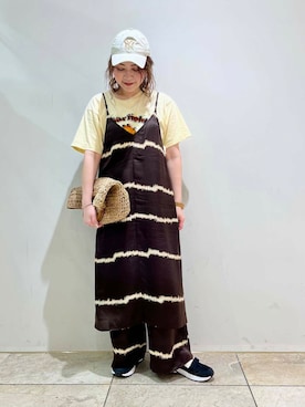 「URBAN RESEARCH（アーバンリサーチ）のアイテム（ワンピース）」を使った、asamiさん（レディース・164cm）の夏コーディネート