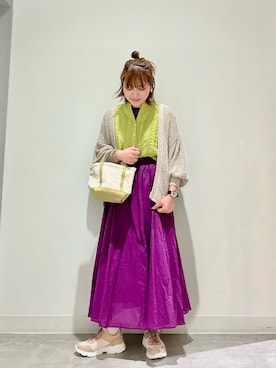 「RODE SKO」｜「アイテム（スニーカー）」を使った、asamiさん（レディース・164cm）の春コーディネート