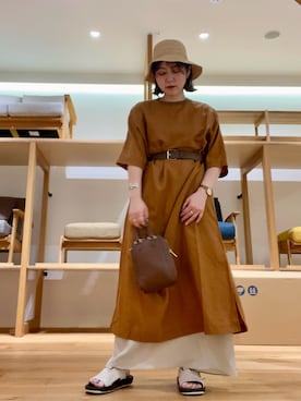 「帰省コーデ」｜asamiさん（レディース・164cm）の春コーディネート