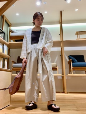 「帰省コーデ」｜asamiさん（レディース・164cm）の春コーディネート