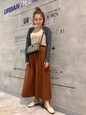 「SENCEOFPLACE」｜asamiさん（レディース・164cm）の秋コーディネート