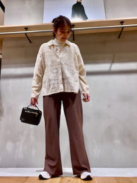 「RODE SKO（ロデスコ）のアイテム」を使った、asamiさん（レディース・164cm）の秋コーディネート