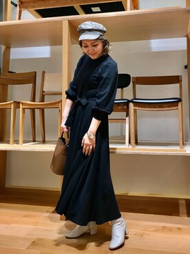 「SENCEOFPLACE」｜asamiさん（レディース・164cm）の秋コーディネート