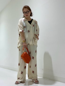「RODE SKO」｜「アイテム（サンダル）」を使った、asamiさん（レディース・164cm）の夏コーディネート