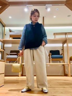 「KBF（ケイビーエフ）のアイテム」を使った、asamiさん（レディース・164cm）の春コーディネート