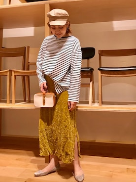 「SENCEOFPLACE」｜asamiさん（レディース・164cm）の秋コーディネート