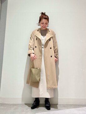 「SENSE OF PLACE by URBAN RESEAR」｜「アイテム（ジャケット/アウター）」を使った、asamiさん（レディース・164cm）の春コーディネート