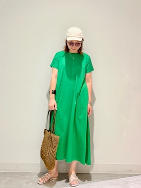 「URBAN RESEARCH（アーバンリサーチ）のアイテム（サングラス）」を使った、asamiさん（レディース・164cm）の夏コーディネート