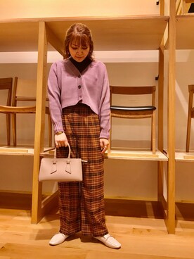 「SENCEOFPLACE」｜asamiさん（レディース・164cm）の秋コーディネート