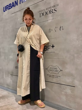 「KBF+」｜「アイテム（ワンピース/ドレス）」を使った、asamiさん（レディース・164cm）の夏コーディネート