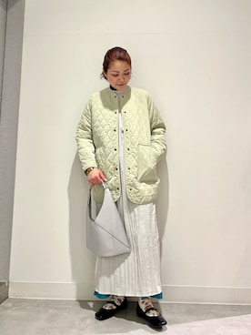 「SENSE OF PLACE by URBAN RESEARCH（センスオブプレイスバイアーバンリサーチ）のアイテム（バレエシューズ）」を使った、asamiさん（レディース・164cm）の冬コーディネート