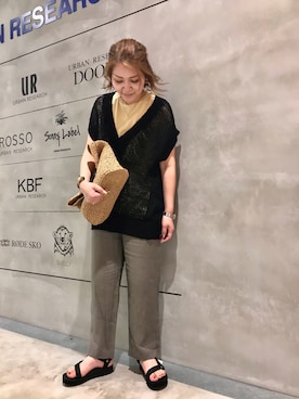 ベストを使った 夏 のレディース人気ファッションコーディネート Wear