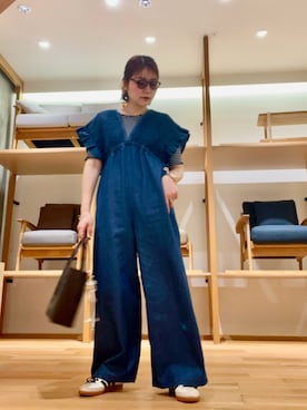 「RODE SKO（ロデスコ）のアイテム（バッグ）」を使った、asamiさん（レディース・164cm）の春コーディネート