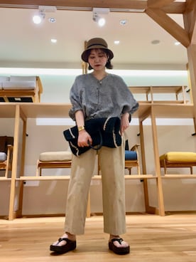 「帰省コーデ」｜asamiさん（レディース・164cm）の春コーディネート