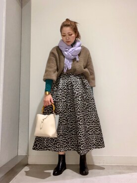 「SonnyLabel」｜「アイテム（ブーツ）」を使った、asamiさん（レディース・164cm）の秋コーディネート
