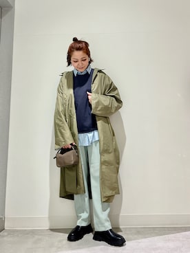 「SonnyLabel」｜「アイテム（ブーツ）」を使った、asamiさん（レディース・164cm）の冬コーディネート