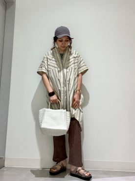 「RODE SKO」｜「アイテム（キャップ）」を使った、asamiさん（レディース・164cm）の夏コーディネート