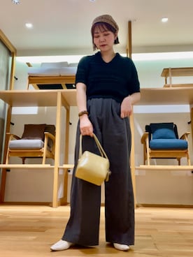 「LAATO（ラート）のアイテム」を使った、asamiさん（レディース・164cm）の夏コーディネート