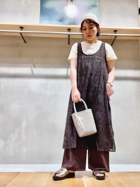 「RODE SKO（ロデスコ）のアイテム」を使った、asamiさん（レディース・164cm）の夏コーディネート