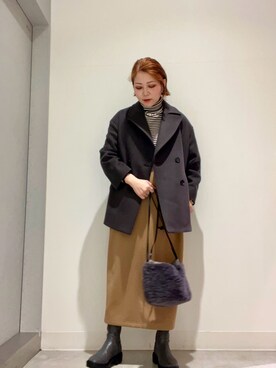 「アイテム（ワンピース/ドレス）」を使った、asamiさん（レディース・164cm・30代）の冬コーディネート