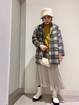 「30代ファッション」｜「アイテム（ブーツ）」を使った、asamiさん（レディース・164cm）の冬コーディネート