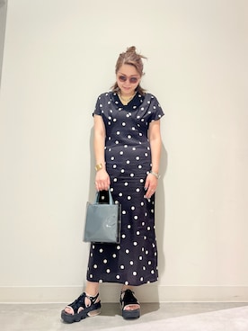 「URBAN RESEARCH（アーバンリサーチ）のアイテム（サングラス）」を使った、asamiさん（レディース・164cm）の夏コーディネート
