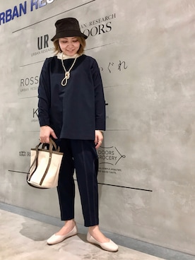 「SENCEOFPLACE」｜asamiさん（レディース・164cm）の秋コーディネート