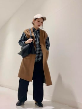 「ORCIVAL（オーシバル）のアイテム（キャップ）」を使った、asamiさん（レディース・164cm）の秋コーディネート