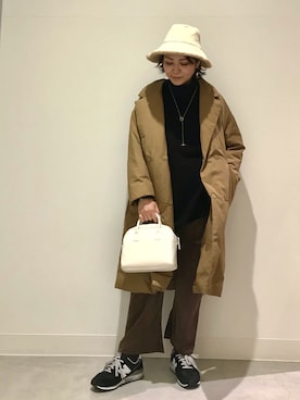「SENSE OF PLACE by URBAN RESEAR」｜「アイテム（アクセサリー）」を使った、asamiさん（レディース・164cm）の冬コーディネート