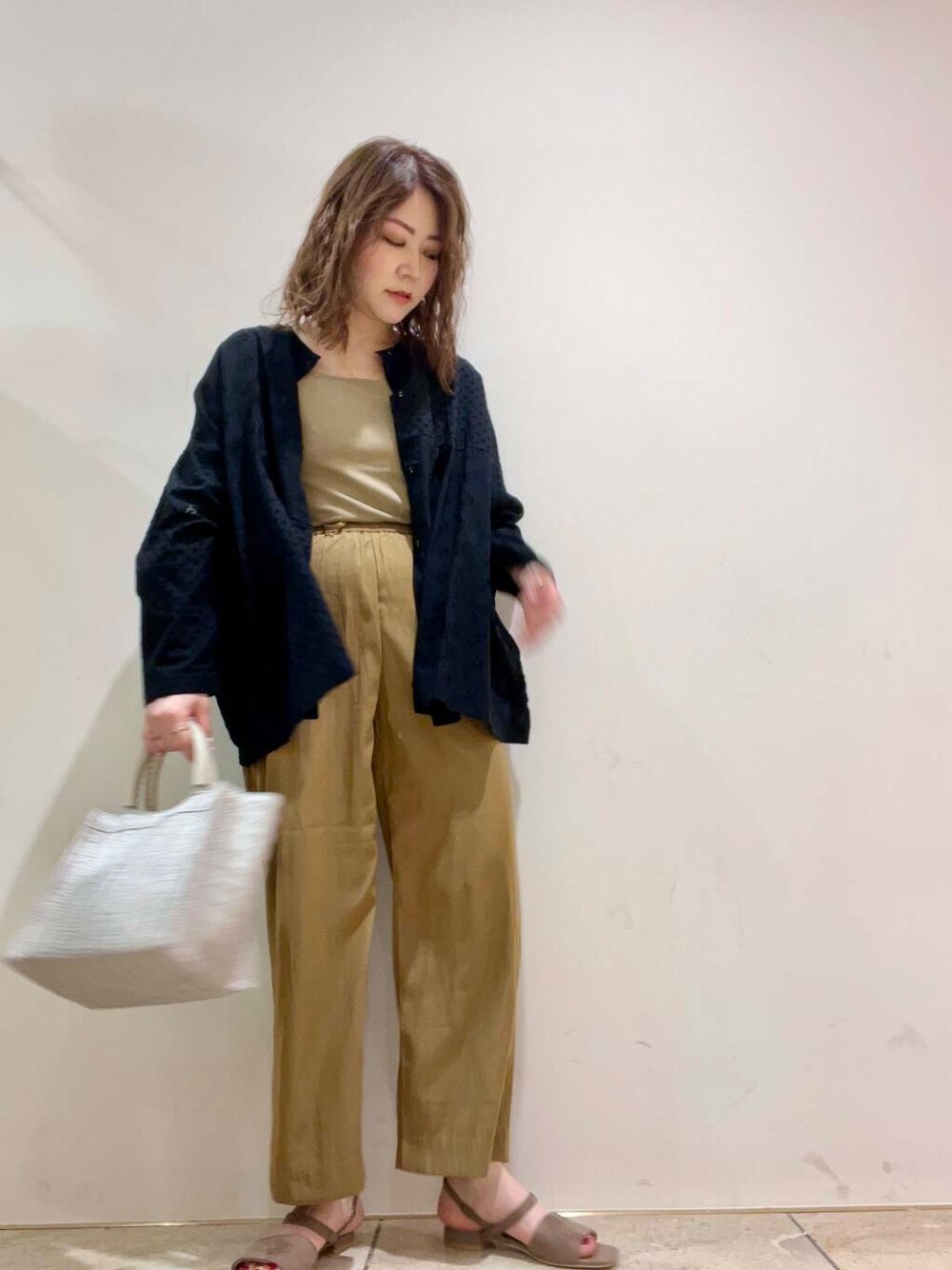 2WAY仕様』 ジャガードパッチワークブラウスを使った人気ファッション