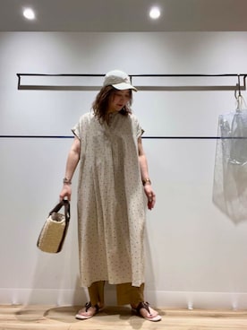「URBAN RESEARCH DOORS（アーバンリサーチドアーズ）の『UVカット/接触冷感/吸水速乾』ドライタッチリラックスパンツ（その他パンツ）」を使った、asamiさん（レディース・164cm）の夏コーディネート