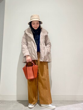 「RODE SKO」｜「アイテム（スリッポン）」を使った、asamiさん（レディース・164cm）の冬コーディネート