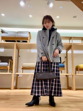 「アイテム（その他アウター）」を使った、asamiさん（レディース・164cm・30代）の冬コーディネート