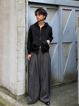 「アイテム（アクセサリー）」を使った、ひびさん（メンズ・168cm）の秋コーディネート