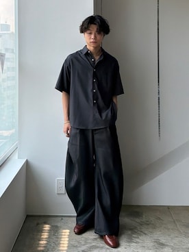 「SINSS（シンス）のアイテム（パンツ）」を使った、ひびさん（メンズ・168cm）の夏コーディネート