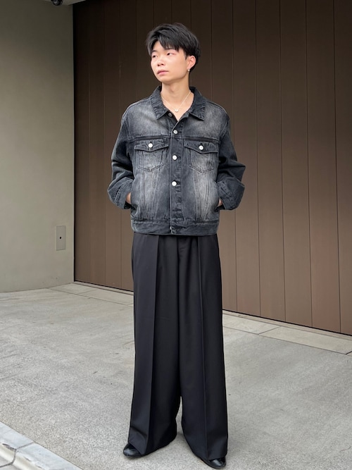 Blasted denim jacket / ブラストデニムジャケット（デニム